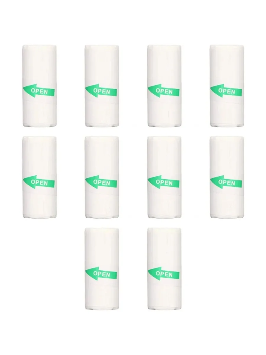 10 Stück Mini-Druckerpapier für Peripage, selbstklebendes Thermopapier, bedruckbares Aufkleberpapier für Taschen-Thermodrucker