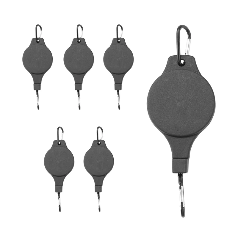 PORK-6 Pack Plant Pulley Retractable Hanger Easy Reach Plant Pulley Adjustable Height Wheel For Hanging Plants Indoor