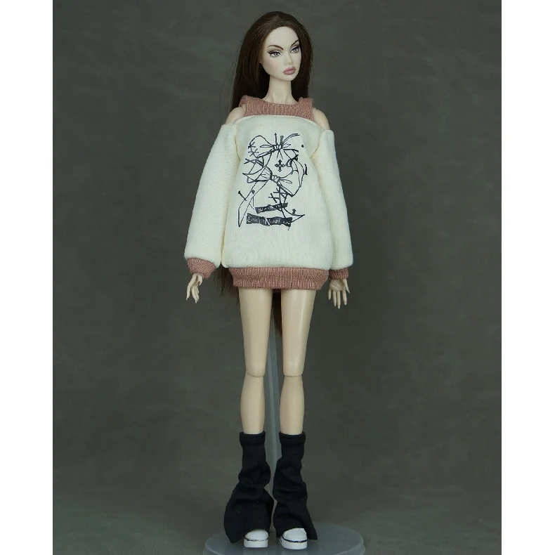 Neue 1/6 Skala Puppe Outfit Rock Bein Abdeckung Kleidung Set für 30 cm Dünne BJD Mädchen Puppen Dress Up Spielzeug puppenhaus Zubehör – Detail 5
