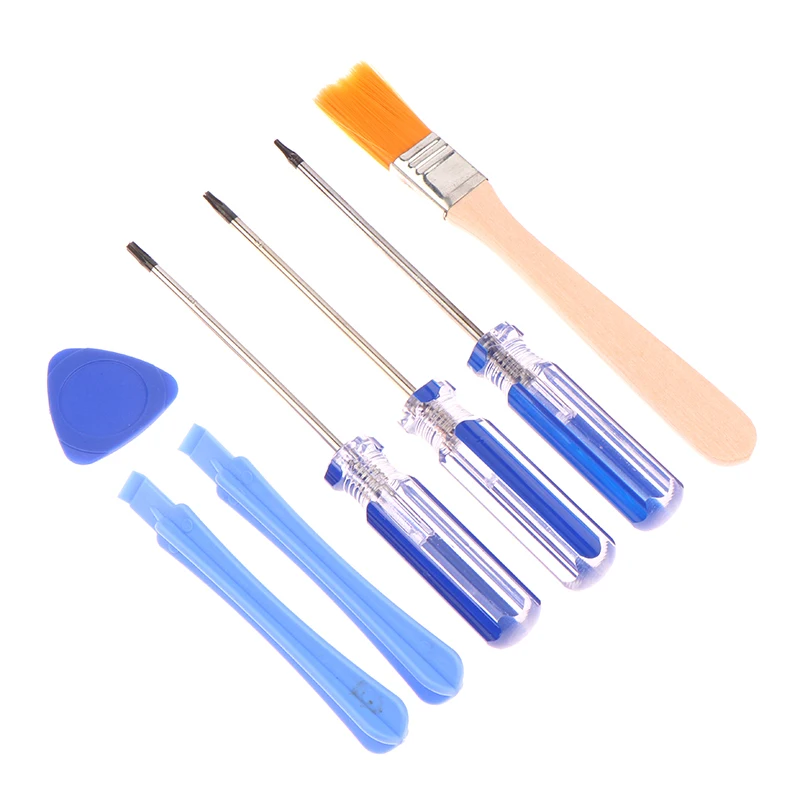 7Pcs/set Tamperproof Hole Repairing Opening Tool For Xbox One 360 PS3 PS4 PS5 Series Screw Driver Torx T6 T8 T10 Screwdriver