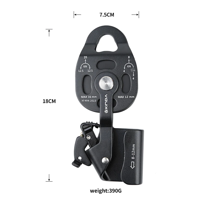 XINDA Quality Professional Lift Weight Pulley Device Rescue Survive Gear outdoor rock climb high altitude Heavy transport