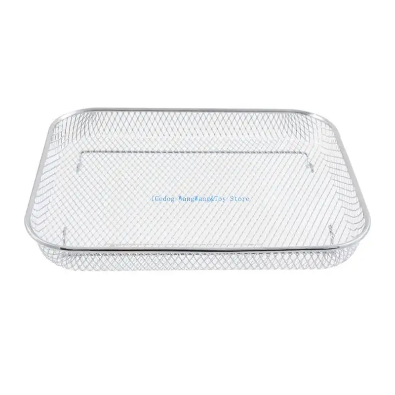 

MOLF Air Fryer Basket for Oven Stainless Steel Crisper Tray Baking Pan Perfect for the Grill Large Capacity Cookie Sheet