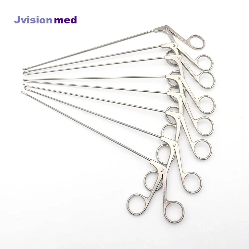 Φ2 23CM Length Reusable Stainless Steel Ordinary Laryngoscope Micro Laryngeal Forceps