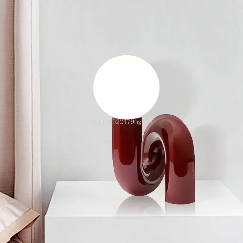 Nordic Children's Bedroom Night Light: Creative Artistic Table Lamp with Designer Inspiration