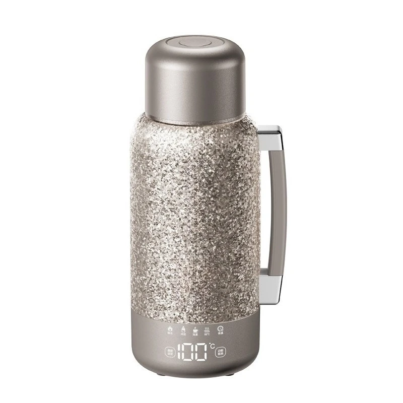 Pure titanium portable multi-functional water cup, dual-purpose constant temperature large-capacity kettle, heating water cup