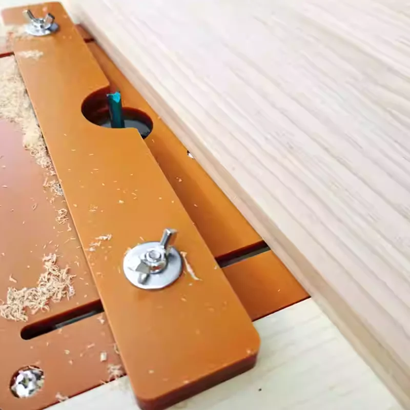 Wood Milling Slotting Chamfering Trimming Machine Balance Board Router Table Insert Plate GuideTools For Woodworking Work Bench