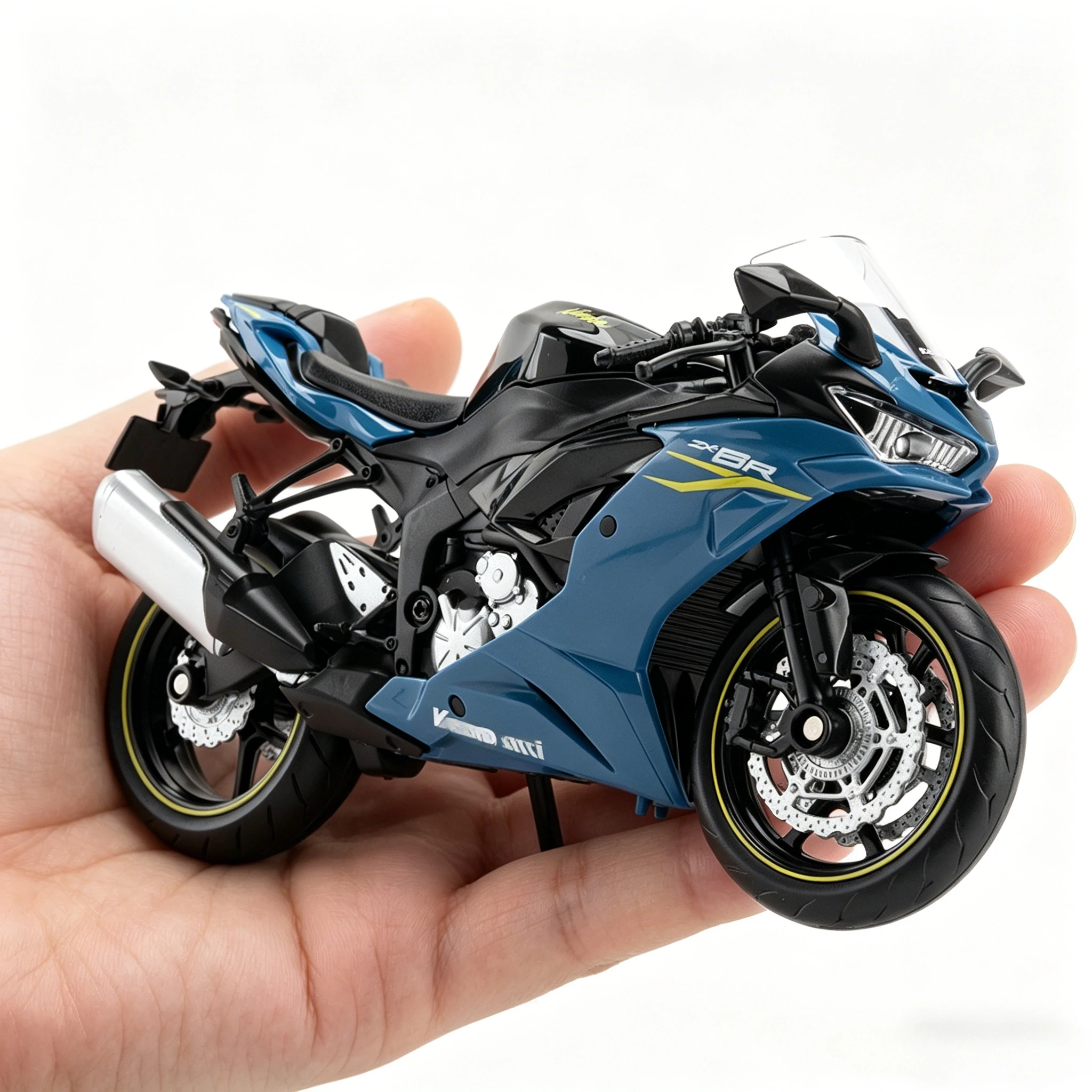 

Модель мотоцикла ZX-6R в масштабе 1:12, коллекционная миниатюра, подарок для мальчиков и детей