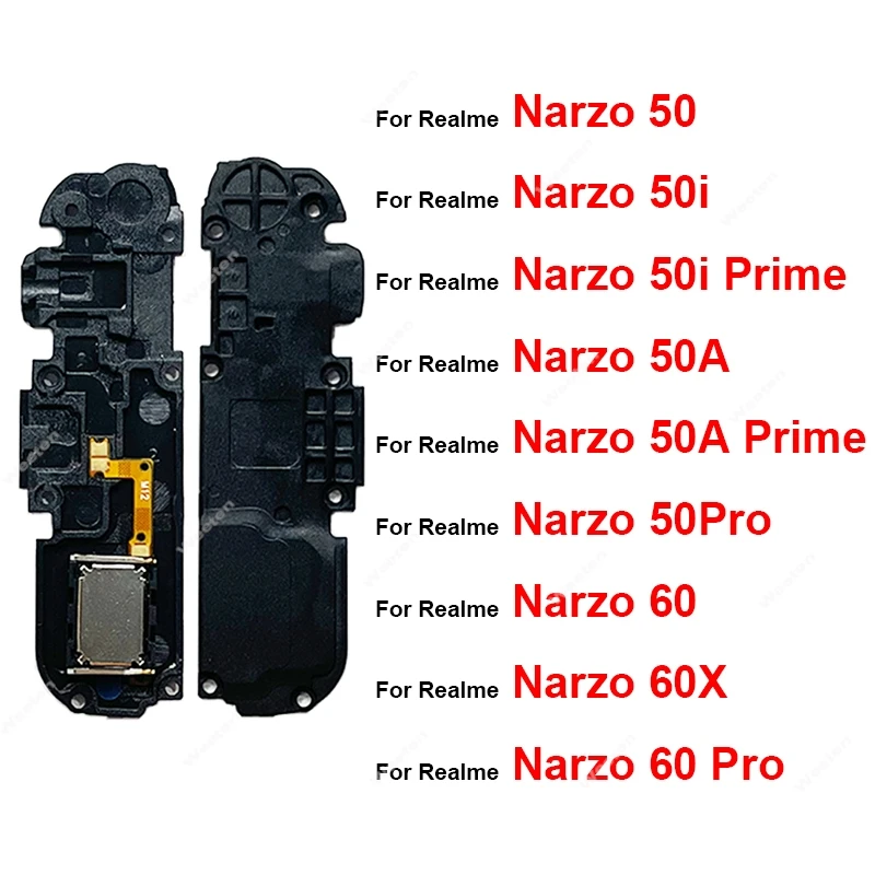 For Realme Narzo 50 50i 50A Prime 60 60X 60 Pro 60Pro Speaker Buzzer Bottom Louder Speaker Buzzer Sound Loudspeaker Ringer Parts