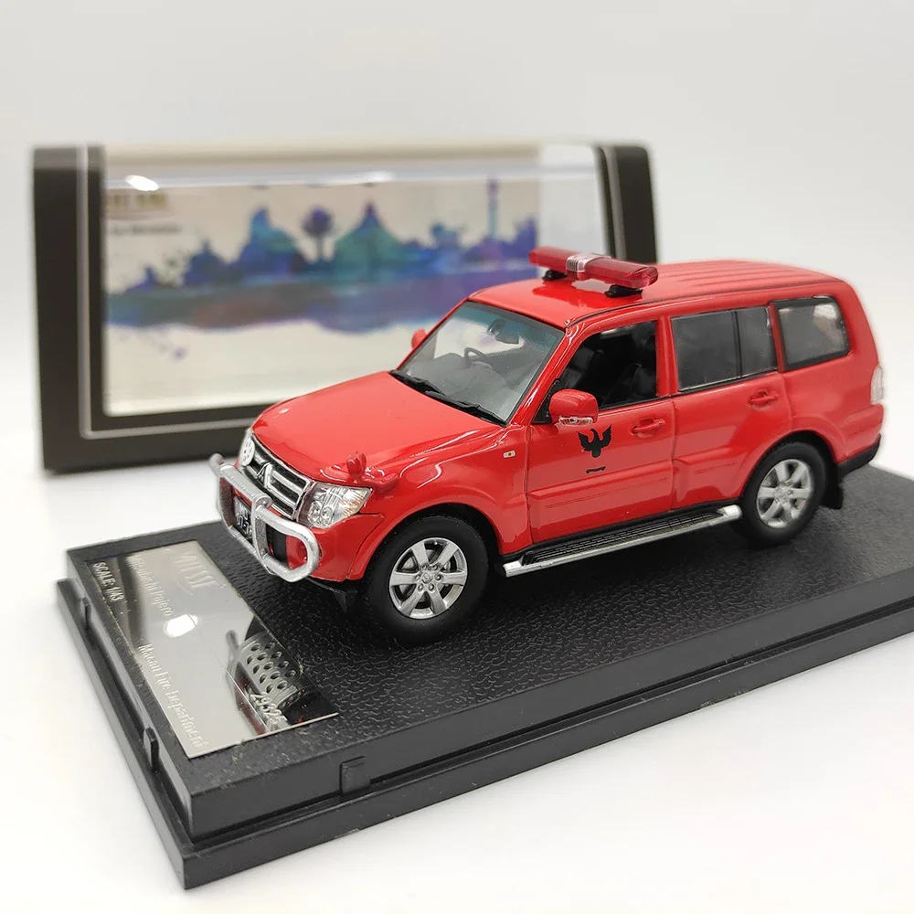 

Литой под давлением Vitesse, масштаб 1:43, Mitsubishi Pajero Macau, пожарная команда, модель автомобиля из сплава, Коллекционная игрушка, подарок, сувенирный дисплей