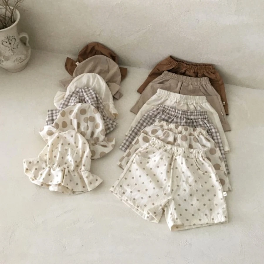 K21141 Children Cloth Summer Newborn Baby Soft Casual Shorts for Boys and Girls Kids Sports Bottom Shorts for Newborn Baby