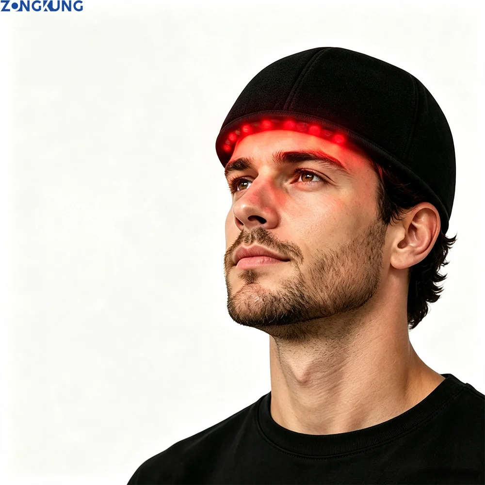 New Infrared LEDs 650nm&850nm Red Light Therapy Hair Growth Cap for Hair Regrowth Anti Hair Loss Relax Scalp Anti-inflammatory