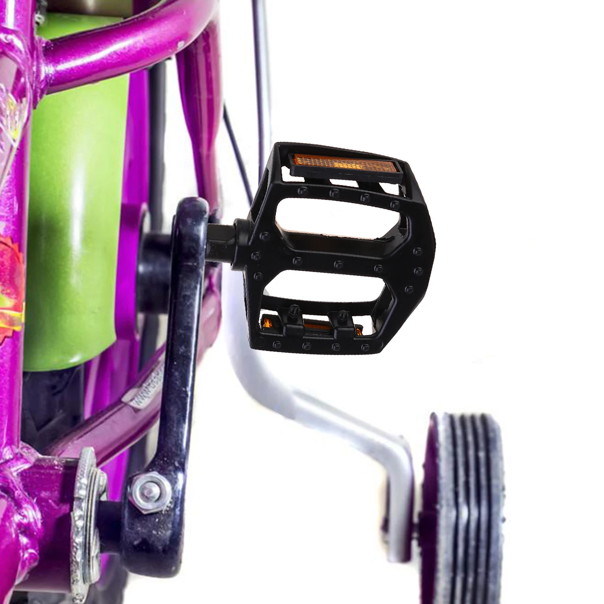 1Pair Aluminium Alloy Bike Pedal Durable Professional Rolling Ball Pedals Easy Install for Road Urban Bikes