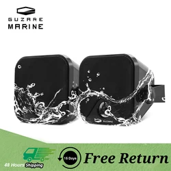 GUZARE MARINE Speakers Model GR-301B Boat IP66 Waterproof 50Watts/Per 2 Way L & R Sound Channels,2Pcs for UTV ATV RVs
