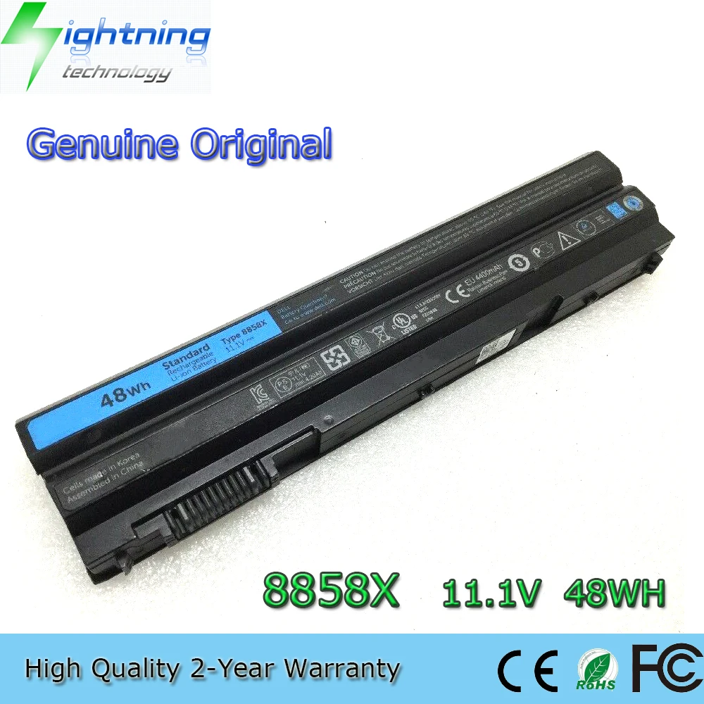 Brand New Genuine Original 8858X 11.1V 48Wh Laptop Battery for Dell Latitude E6420 E6430 E6440 E6540 E5420 E5430