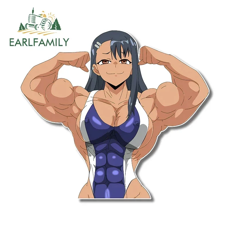 EARLFAMILY 13 سنتيمتر x 11.6 سنتيمتر ل مثير أنيمي NSFW ملصقات السيارات دراجة نارية لوح التزلج الفينيل سيارة التفاف ملصق مائي دراجة نارية JDM Campervan