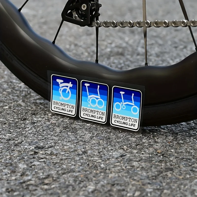 

small cloth folding car stickers, frame reflective waterproof Bicycle stickers, car decals, motorcycle reflective stickers,