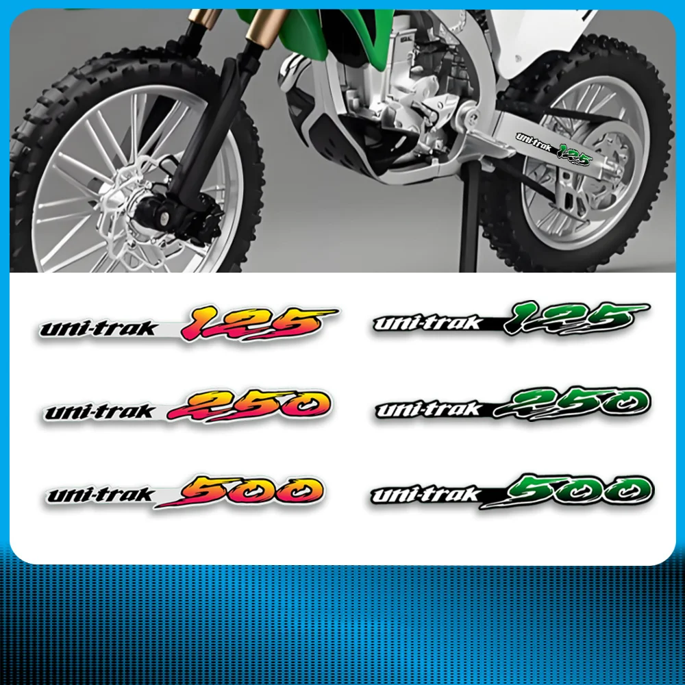 Calcomanías de Vinilo para Guardabarros Trasero de Motocross, Modificación de Carrocería y Decoración de Motocicleta, 2 Piezas, Calcomanías Uni-Trak 125, Universales, Impermeables