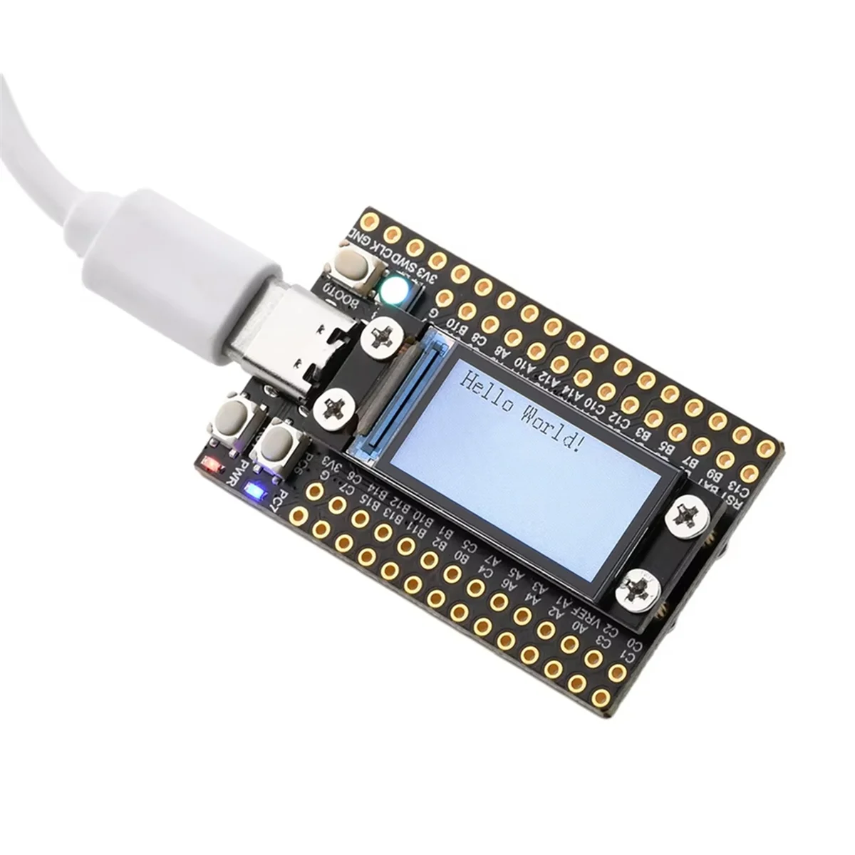 لوحة تطوير وحدة التحكم الدقيقة المزدوجة من النوع C STM32F103RCT6 لوحة تطوير متحكم صغير مع 0.96 بوصة
