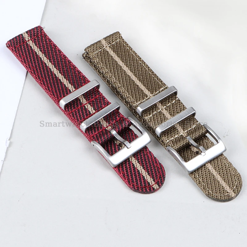 20mm 22mm Quick Release Nylon Watch Band for Huawei Watch GT3/GT2 42/46mm for Tudor Band Weave Soft Wrist Band for Samsung Watch