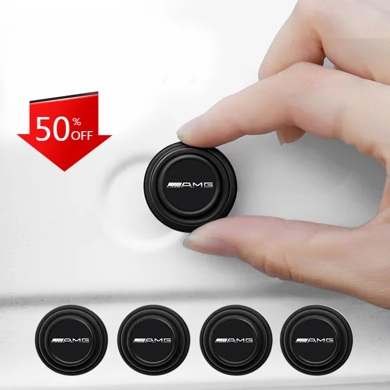 

Car Door Shock Absorber Cushion Shockproof Pad Stickers For Mercedes Benz W204 W212 W176 GLC CLA GLA E C G M R S Class AMG