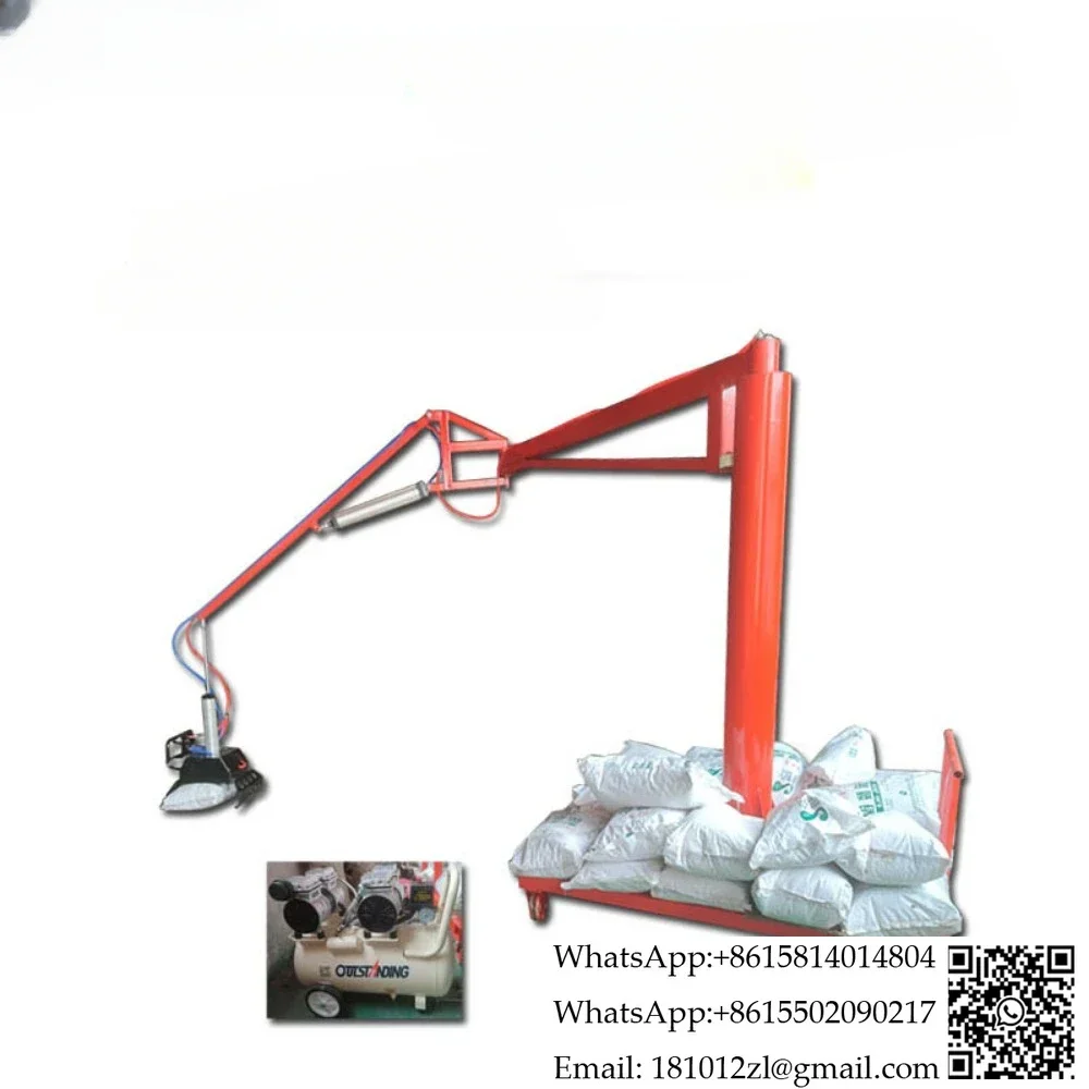 Balance crane pneumatic mechanical gripper cantilever crane cement fertilizer mobile power-assisted crane