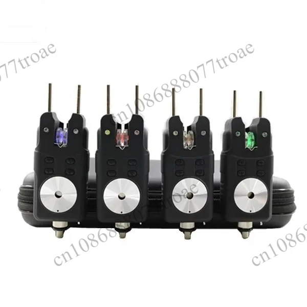 Excellent Quality 6 LED Indicators Waterproof JZH-RF698 4+1 Carp Fishing Bite Alarm With CE Certificates