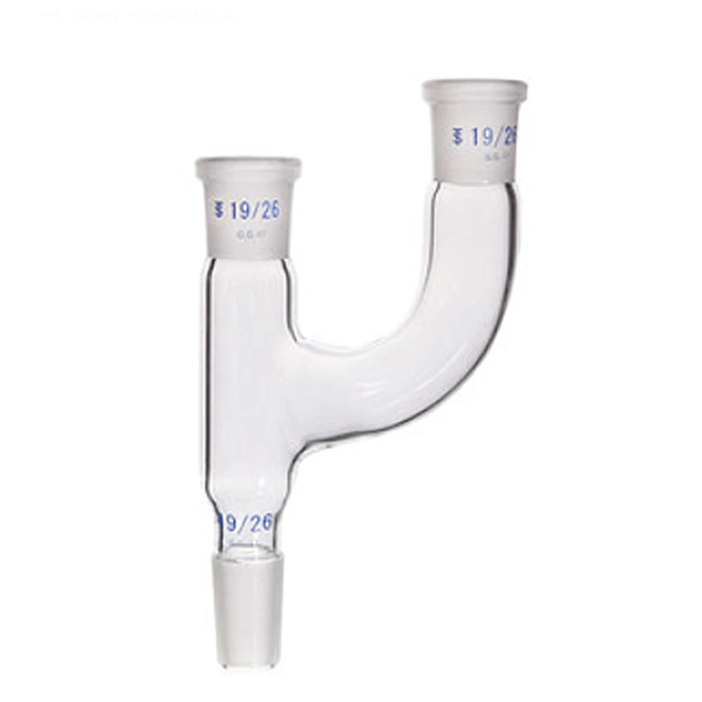 

Two port connecting pipe 19# Laboratory gauge glass joint chemical experiment instrument High temperature resistance