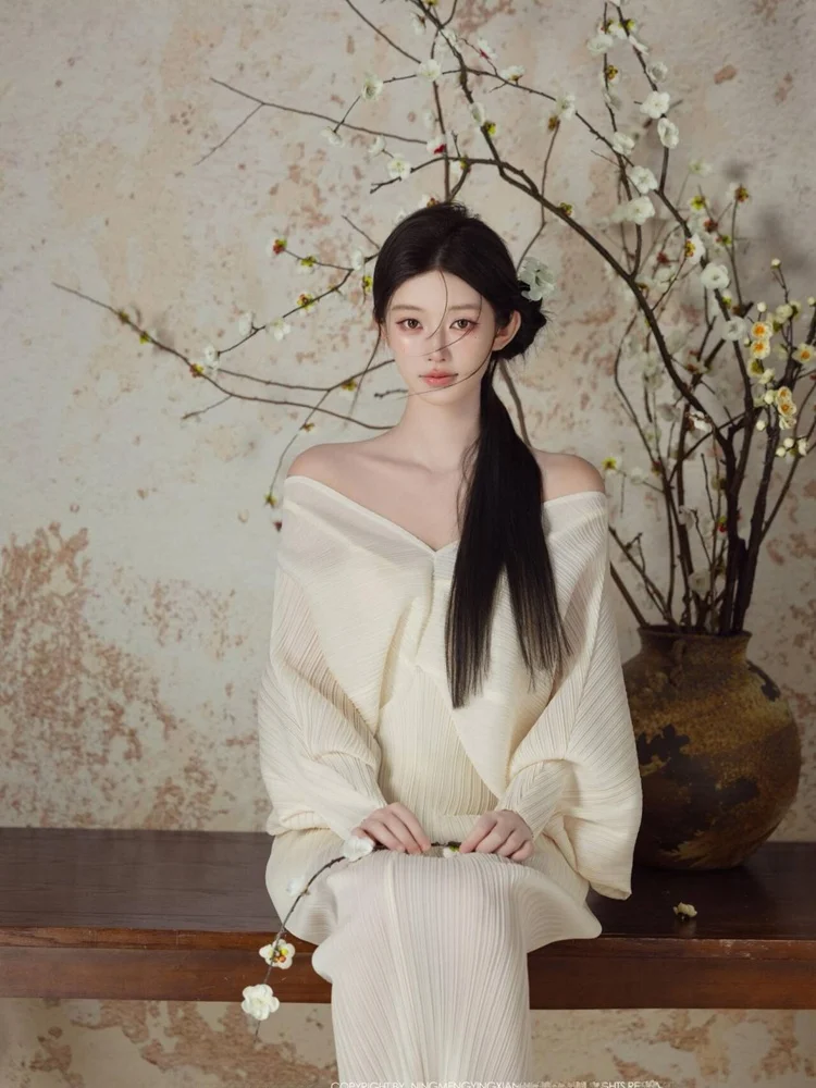 

2026 New Chinese Style Studio Photography Clothing Zen Cold Atmosphere Personal Pure Desire Art Photo Costume Ethnic Stage Wear