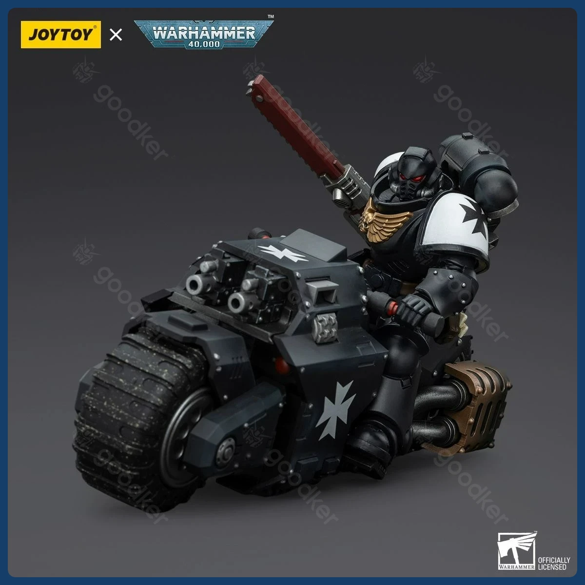 

JOYTOY Warhammer 40K Action Figure 1/18 Brother Valtus&Black Templars Outriders Model Gift Collectibles [IN STOCK]