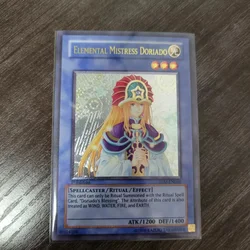 Yu Gi Oh Ultimate Rare TLM-EN034/ Elemental Mistress Doriado Children's Gift Collection Card Toy (Not original)