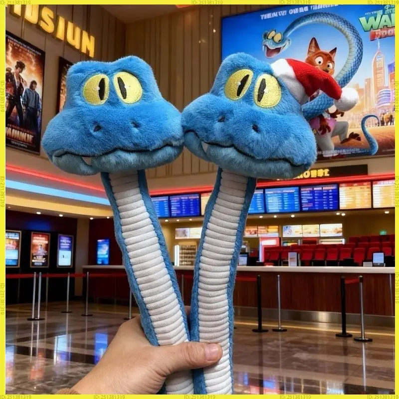 Zootopia 2 Gary Een Slang 55 cm Knuffels Kan Worden Gebogen Anime Fidget Speelgoed Draaibaar Gelede Ornament Speelgoed kerstcadeau
