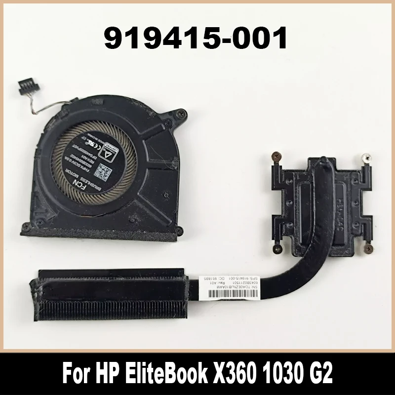 919415-001 Original For HP EliteBook X360 1030 G2 Laptop CPU Cooling Fan Cooler Fan Heatsink 100% Tested High Quality