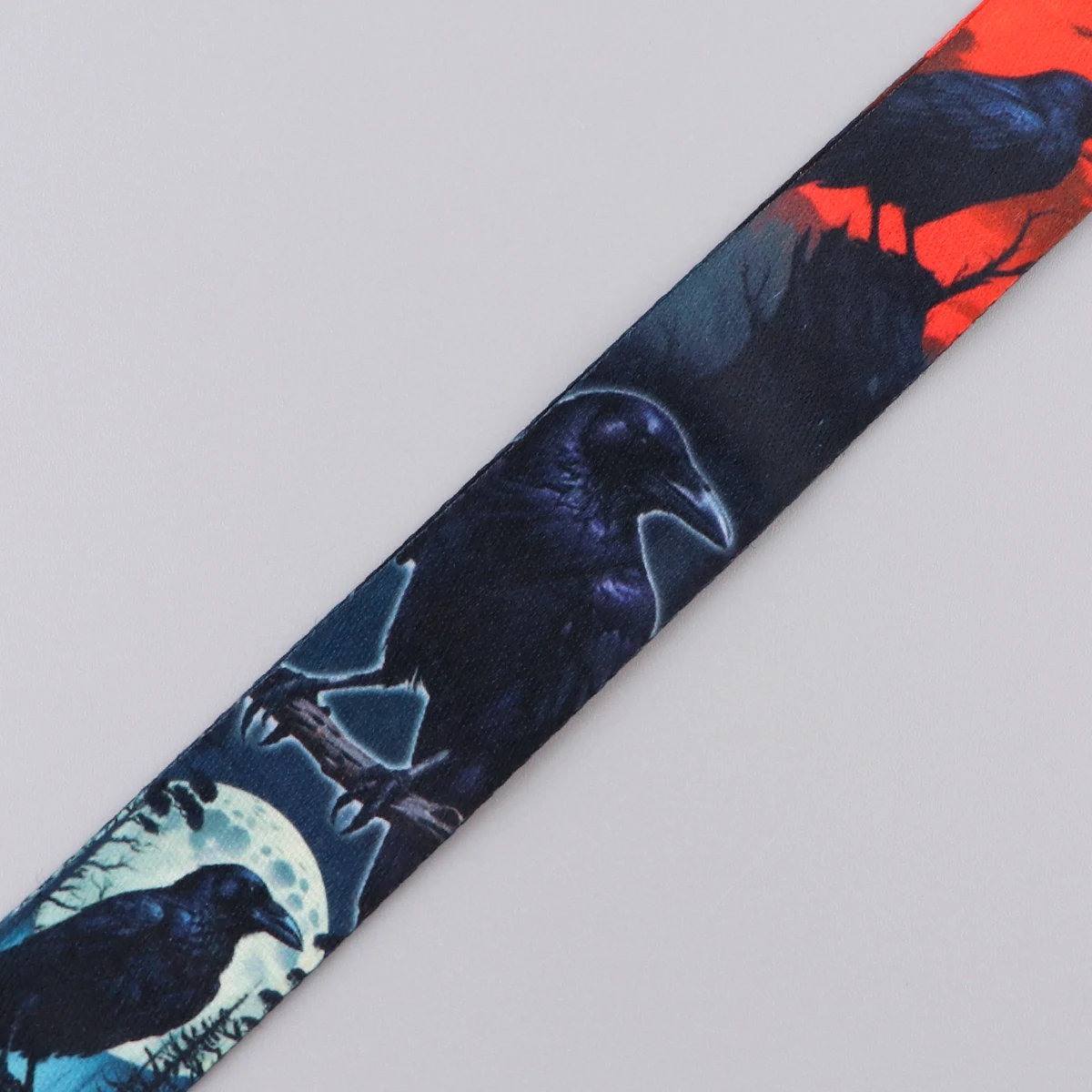 Crow Neck Strap Card Bus ID Holders Lanyards Keychain Halloween Badge Holder Hang Rope Lariat Lanyard Mobile Phone Accessories