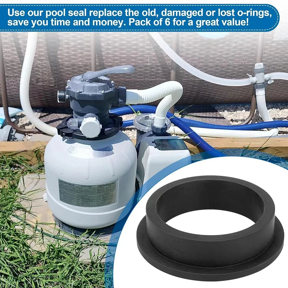 For Intex Equipment Pool Seal Kit Swimming Pool Care 5.6*3.8cm Sealing Ring For Pump Essential Pool Maintenance