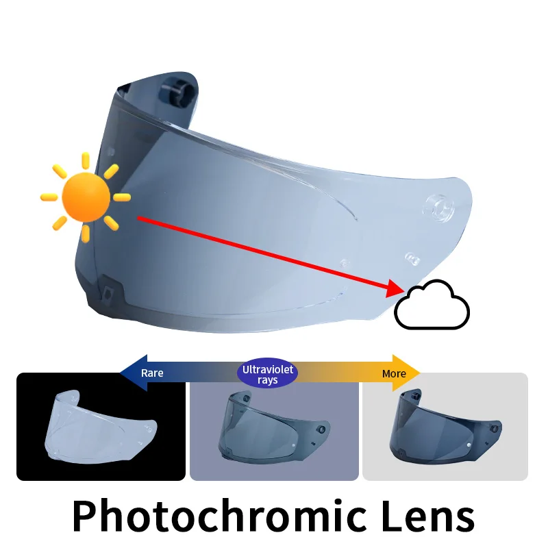 

Photochromic Visor for LS2 FF320 Stream FF353 Rapid FF328 FF800 Motorcycle Helmet,Sunscreen Motocross Racing visors visors