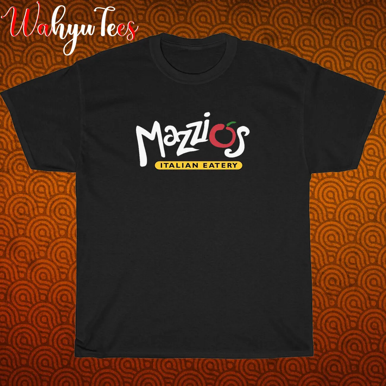 New Shirt Mazzios Italian Kitchen Logo Black/Navy/Grey/White T-Shirt Size S-5XL