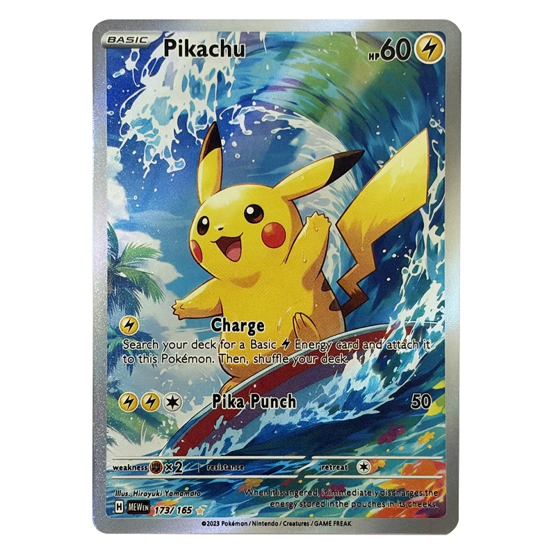 12pcs/set Pocket Monster Homemade English Version Collection Card Anime Game Oblique Flash Gengar Card DIY Toy Christmas Gift