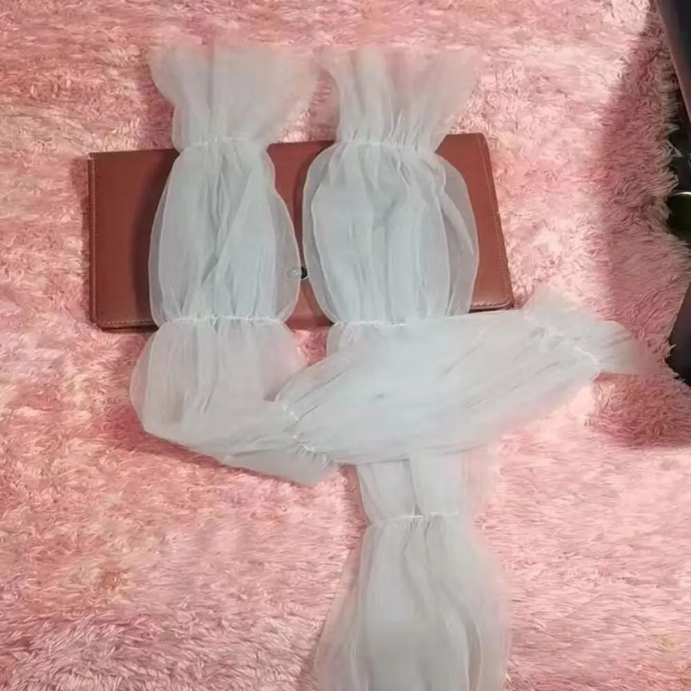 

Lace Mesh Wedding Arm Sleeves Puff Sleeves Long Gloves Bubble Sleeves Bubble Sleeves Party Sleeves Decor