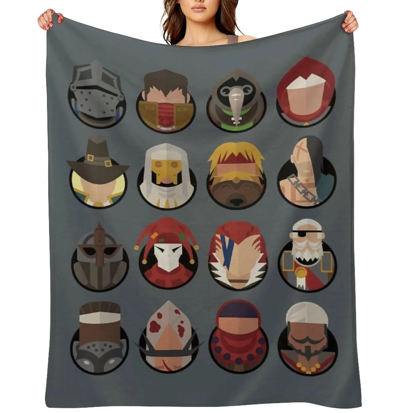 أحلك المغامرين الزنزانة رمي بطانية هدايا عيد الميلاد الفاخرة رشاقته فروي الزخرفية البطانيات