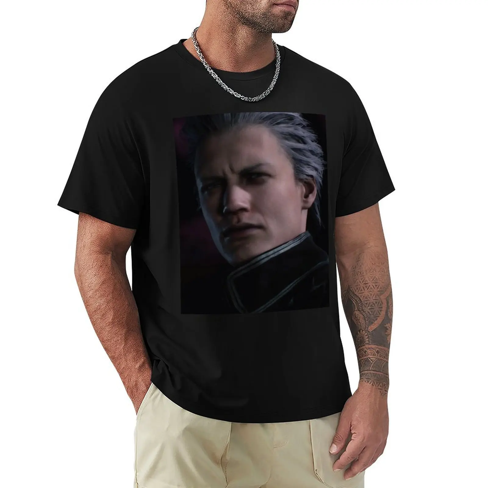 The Legendary Son of Sparda: Vergil T-Shirt funny t shirts man T-Shirt