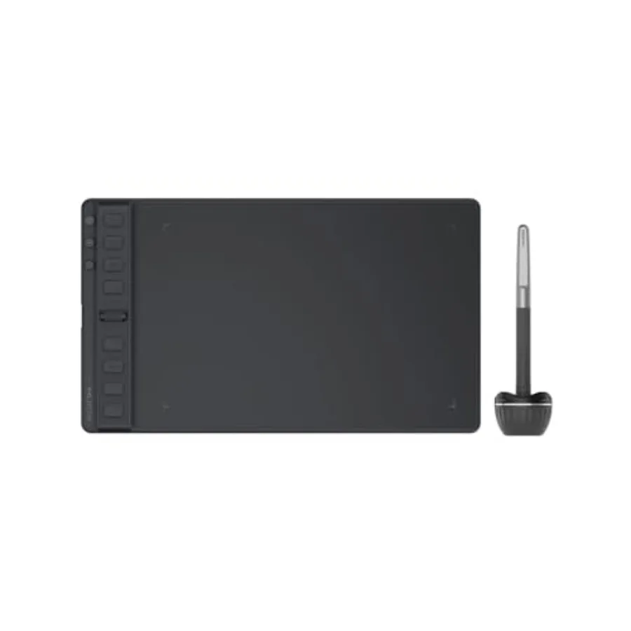 Digital art design and sketching tablet: 9x5inch graphics tablet with scroll wheel 8 customizable keys battery-free stylus 60 t