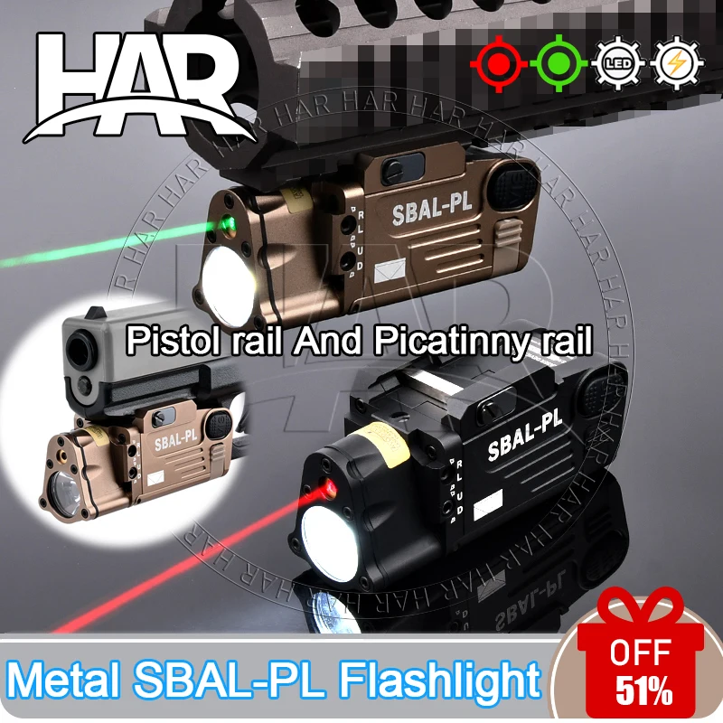 

SBAL-PL Flashlight LED Light metal SBAL M300 M600 X300 XC2 flashlight