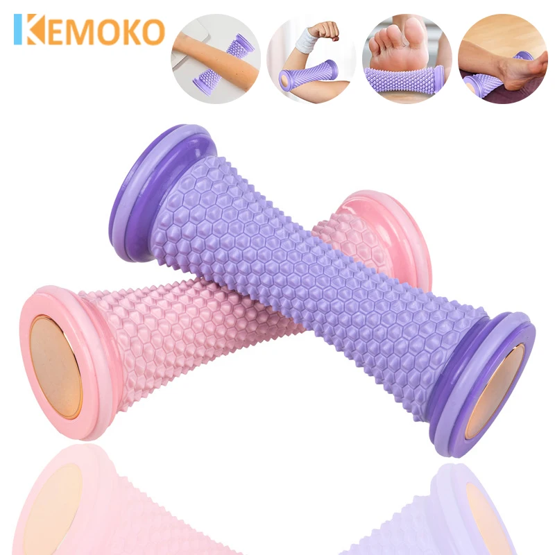 

Plastic Yoga Muscle Massage Roller Foot Training Device Multi-functional Foot Fascia Roller for Muscle Network Drainage Massage