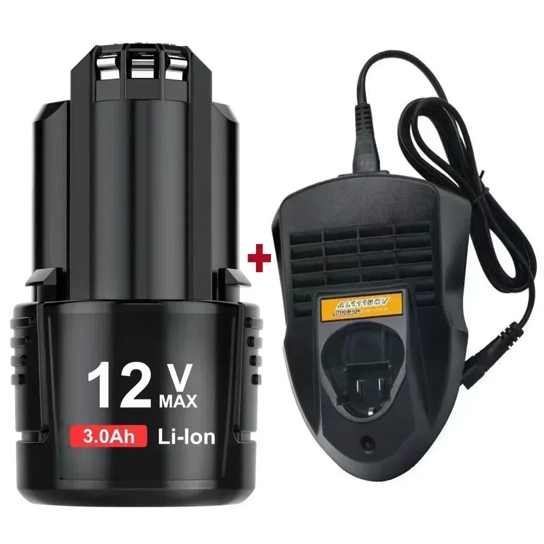 For Bosch lithium-ion rechargeable battery, 12V/10.8V charger 3000mAh BAT411.BAT 411A.BAT412.BAT412A.BAT413.