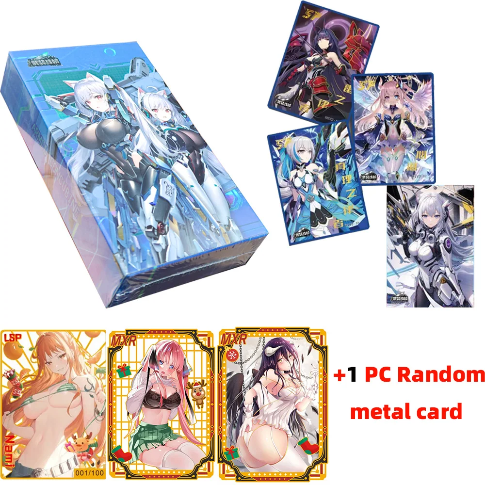 Goddess Story Collection Cards Armed Battle Maiden Booster Box Mecha card Swimsuit Bikini Feast Doujin Toys And Hobbies Gift