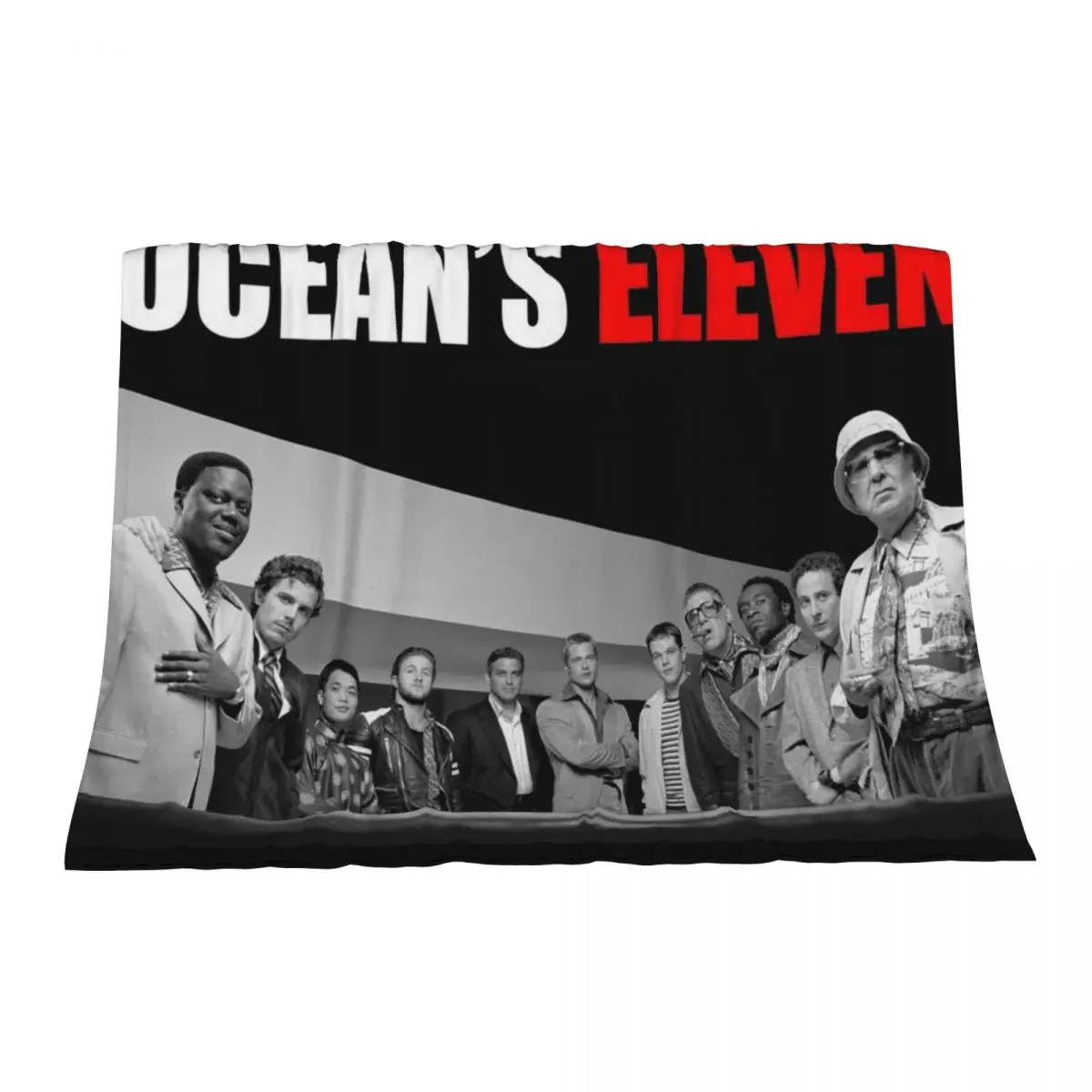 

Ocean's Eleven Ensemble (2001) Throw Blanket Baby warm winter Shaggy Plaid Blankets
