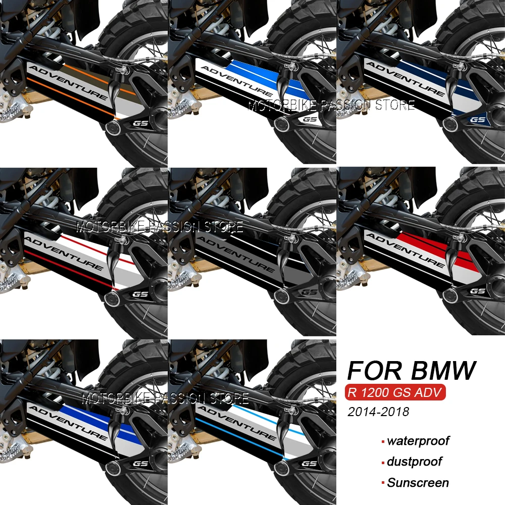 For BMW R 1200 GS ADV 2014-2018 Waterproof Protective Sticker Motorcycle Accessories Swingarm Stickers 3D Epoxy Resin Sticker