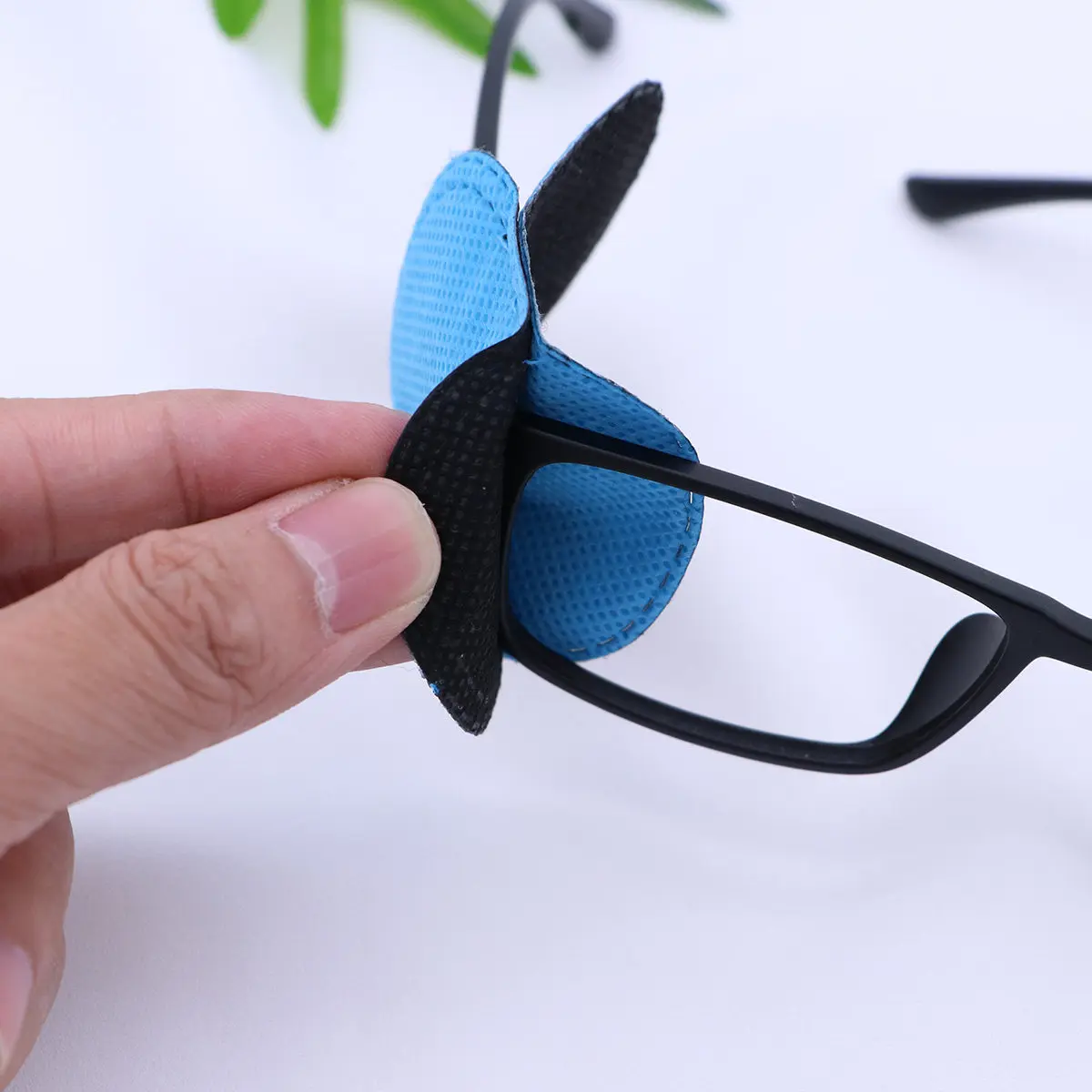 

6Pcs Breathable Eye Patch for Glasses Soft Reusable Pediatric Amblyopia Lazy Eye Treatment Patch No Light Leak Blue