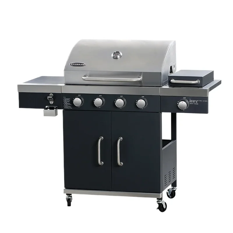 

Gas household barbecue grill villa courtyard stainless steel American bbq