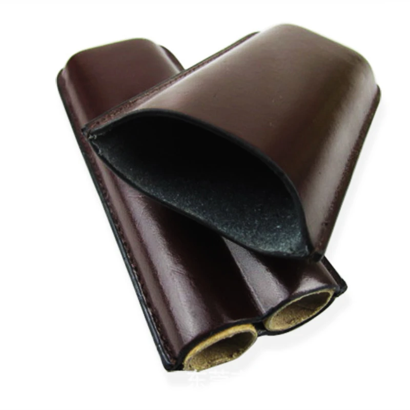 

Portable Leather Case for Cigarette, Travel Suit, Moisturizing Cigar Box, Travel Case Accessories, Pocket Cigarette Storage Box
